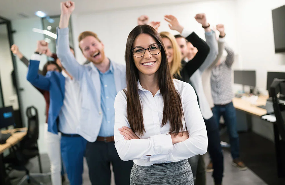 Group of Coworkers Celebrating