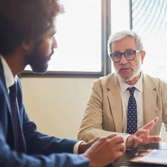 Colleagues in a meeting