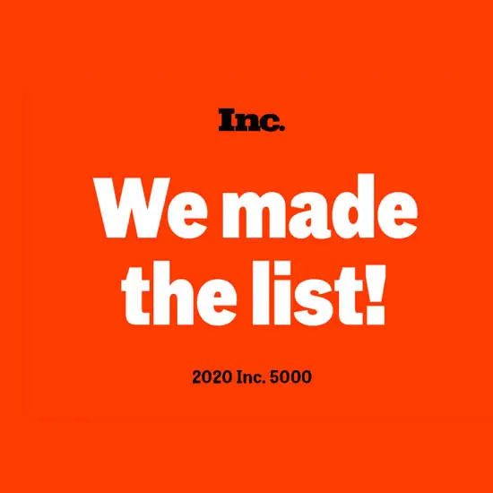 Patra on the Inc.5000 2020 Fastest Growing List