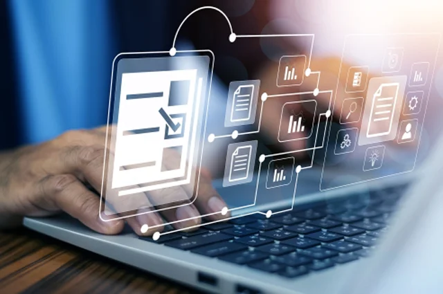 abstract concept using ai to manage documents and other assets abstract concept using ai to manage documents and other assets