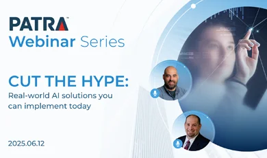 Patra Webinars, Cut the hype, real AI solutions for insurance today