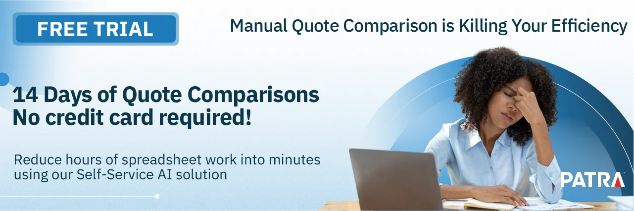 Self-Service FREE TRIAL! 30 Days or 30 Quote Comparisons! Click Here To Begin!