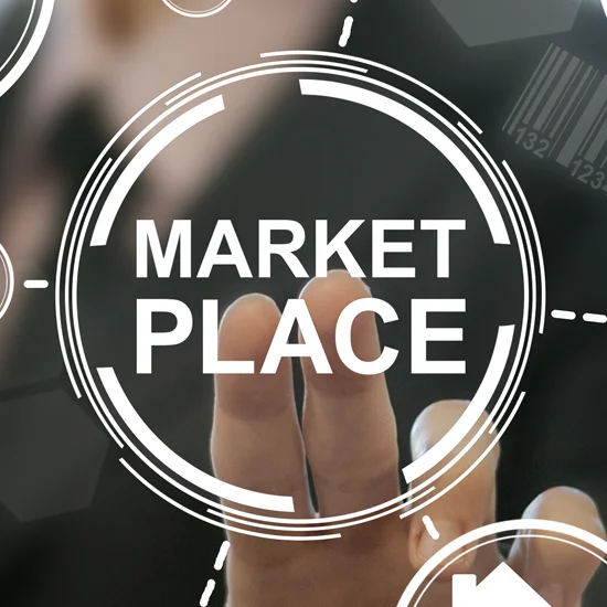 marketplace integration online business concept