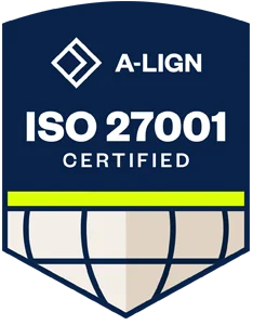 A-LIGN ISO 27001 badge