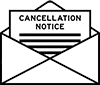 cancelation notice icon