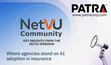 NetVU Real AI adoption data from insurance agencies