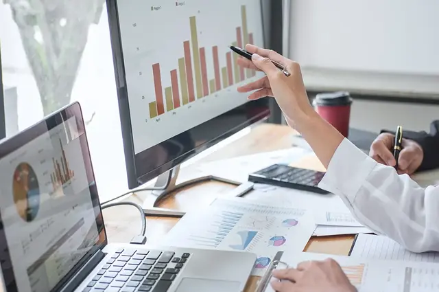 reviewing data on various reports