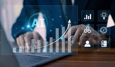 ai improvement impact arrow pointing up