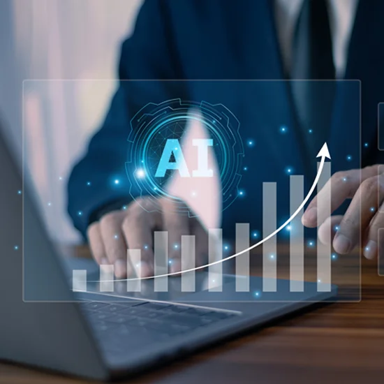 ai improvement impact arrow pointing up