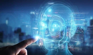 agentic ai pointing to artificial intelligence