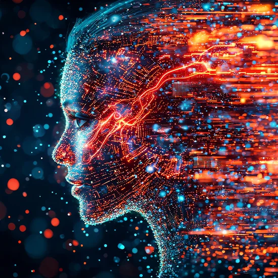 agentic ai woman facing left