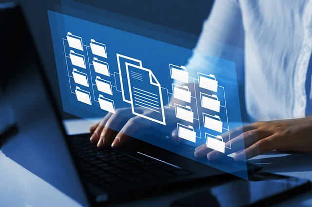 document management system. automation software for archiving and efficiently managing files