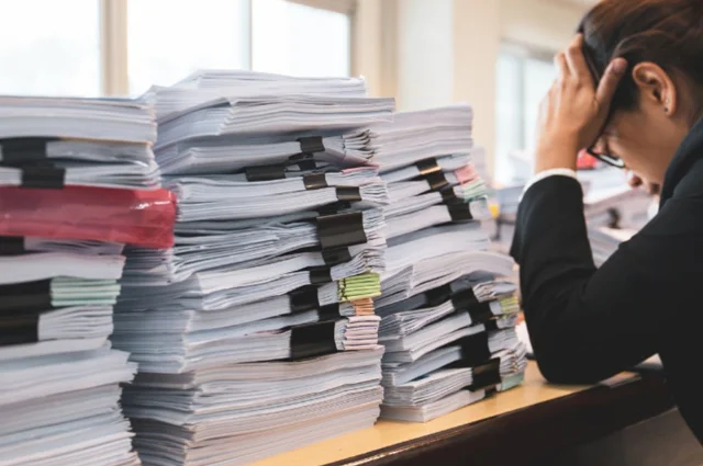 routine work piles up and bottlenecks proficiency